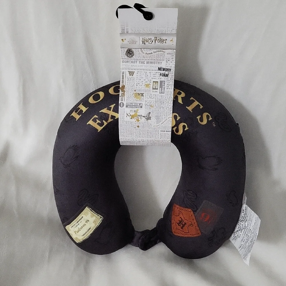 Harry Potter Black Hogwarts Express Neck Pillow